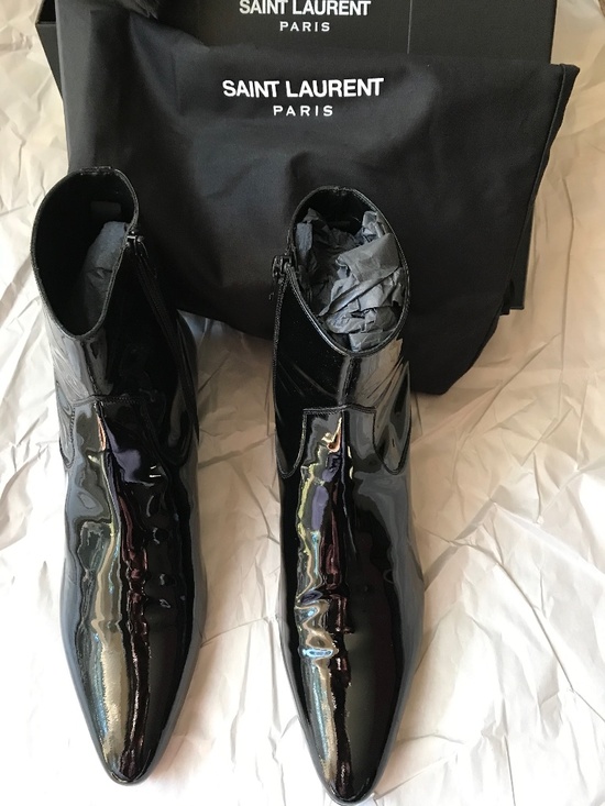 YSL, Brand New Boots, size 8 1/2 (8 fits), Black, Made in Italy